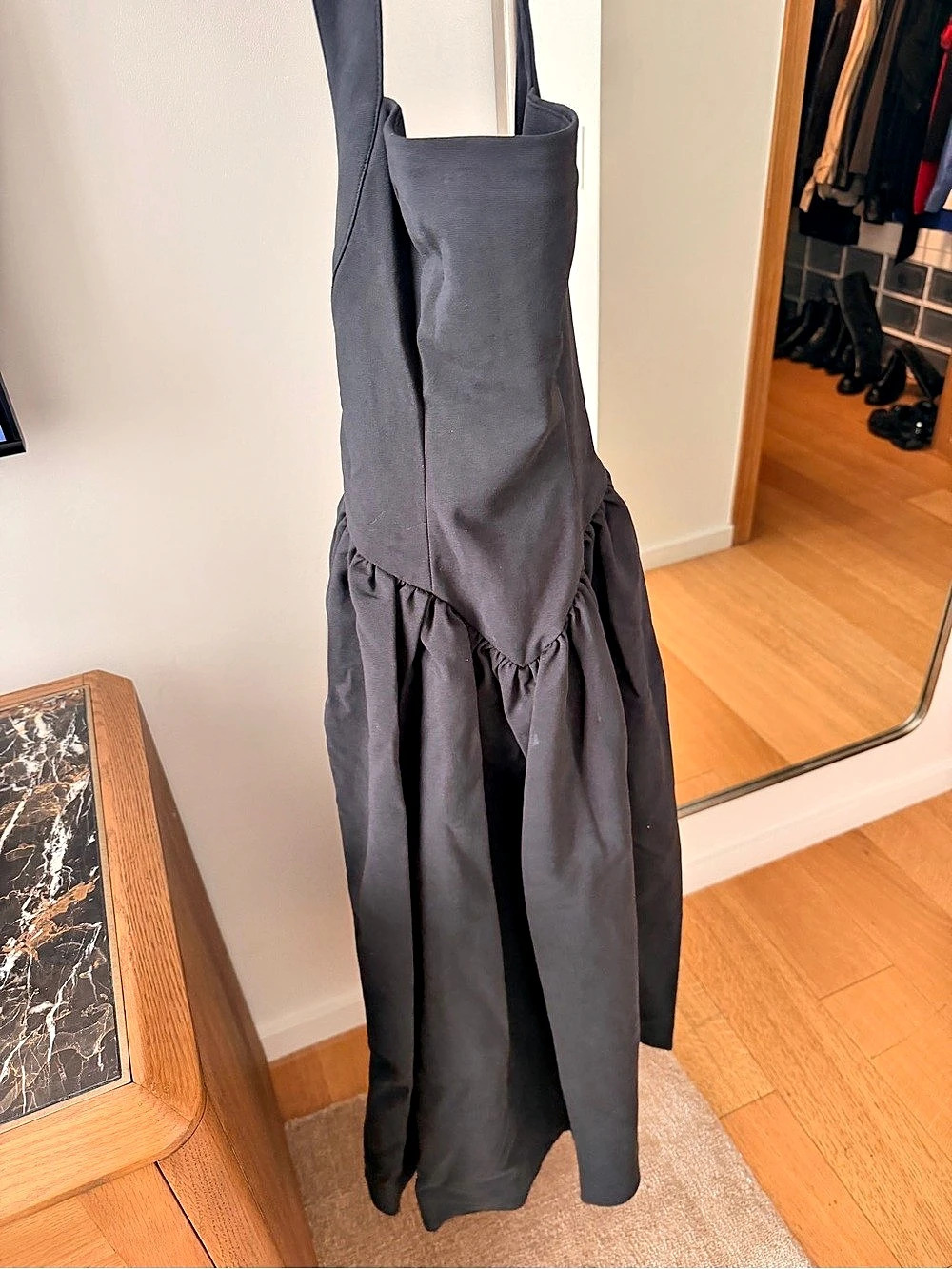 Helsa Faïlle Halter Midi Dress Halter Midi Dress in Black Size XS
